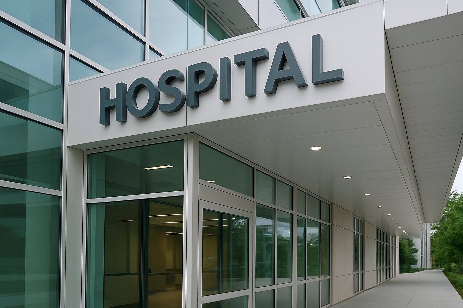 exterior of a hospital